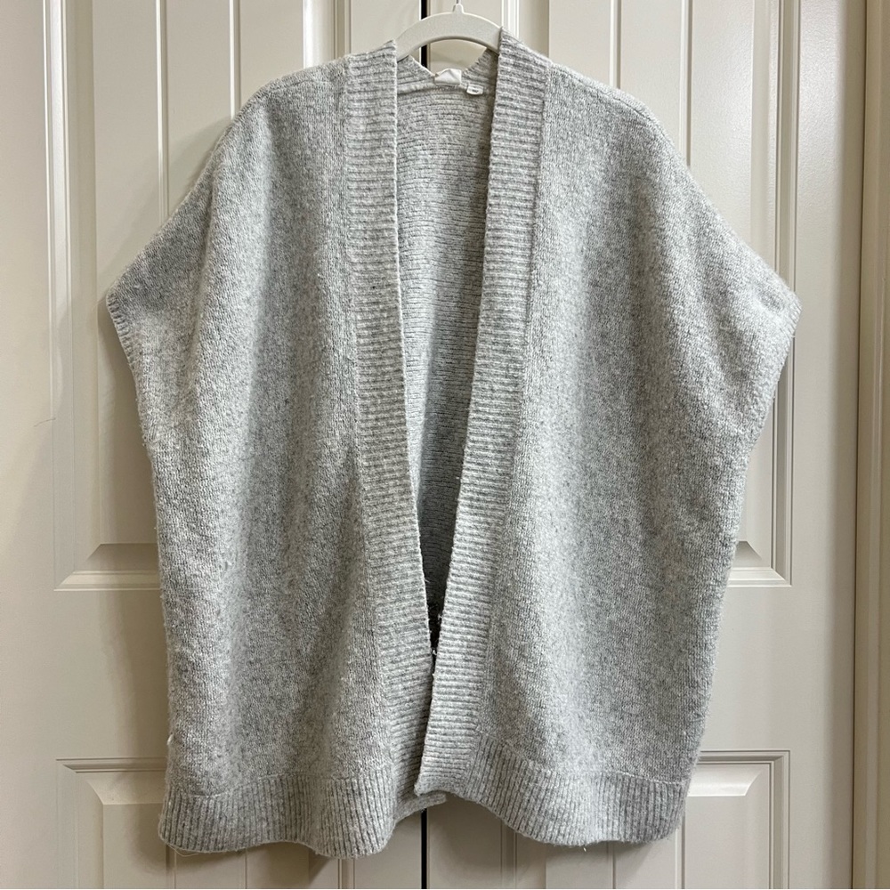 Gap Womens Cocoon Wrap Cardigan in Gray, Size XS/S